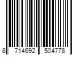 Barcode Image for UPC code 8714692504778