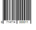 Barcode Image for UPC code 8714714000011. Product Name: 