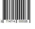 Barcode Image for UPC code 8714714000035