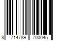 Barcode Image for UPC code 8714789700045