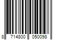 Barcode Image for UPC code 8714800050098