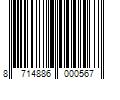 Barcode Image for UPC code 8714886000567