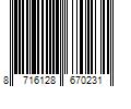 Barcode Image for UPC code 8716128670231