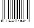 Barcode Image for UPC code 8716200449274