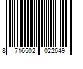 Barcode Image for UPC code 8716502022649