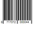 Barcode Image for UPC code 8717072000044