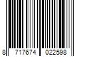 Barcode Image for UPC code 8717674022598