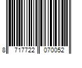 Barcode Image for UPC code 8717722070052