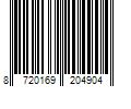 Barcode Image for UPC code 8720169204904