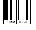 Barcode Image for UPC code 8720181027796