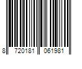 Barcode Image for UPC code 8720181061981