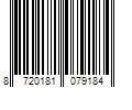 Barcode Image for UPC code 8720181079184