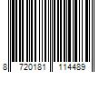 Barcode Image for UPC code 8720181114489. Product Name: AXE BODY SPRAY BLACK (UK) 6X150ML
