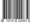 Barcode Image for UPC code 8720181222634