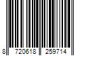 Barcode Image for UPC code 8720618259714