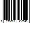 Barcode Image for UPC code 8720663430540