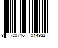 Barcode Image for UPC code 8720716014932