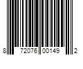 Barcode Image for UPC code 872076001492