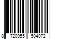 Barcode Image for UPC code 8720955504072