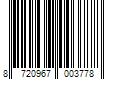 Barcode Image for UPC code 8720967003778