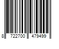 Barcode Image for UPC code 8722700479499