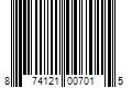 Barcode Image for UPC code 874121007015