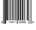 Barcode Image for UPC code 874411000658