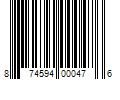 Barcode Image for UPC code 874594000476