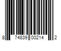 Barcode Image for UPC code 874839002142