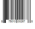 Barcode Image for UPC code 875010002678