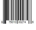 Barcode Image for UPC code 875010002746