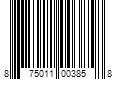 Barcode Image for UPC code 875011003858