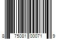 Barcode Image for UPC code 875081000719