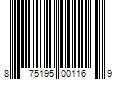 Barcode Image for UPC code 875195001169