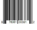 Barcode Image for UPC code 876061003812