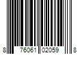 Barcode Image for UPC code 876061020598