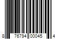 Barcode Image for UPC code 876794000454