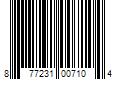 Barcode Image for UPC code 877231007104