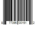 Barcode Image for UPC code 877395001512