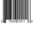 Barcode Image for UPC code 878326000116