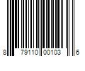 Barcode Image for UPC code 879110001036