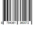 Barcode Image for UPC code 8794361360072