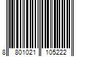 Barcode Image for UPC code 8801021105222