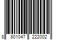 Barcode Image for UPC code 8801047222002