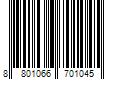 Barcode Image for UPC code 8801066701045