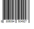 Barcode Image for UPC code 8806094504927