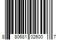 Barcode Image for UPC code 880681026007