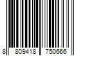 Barcode Image for UPC code 8809418750666