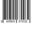 Barcode Image for UPC code 8809500670032