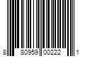 Barcode Image for UPC code 880959002221